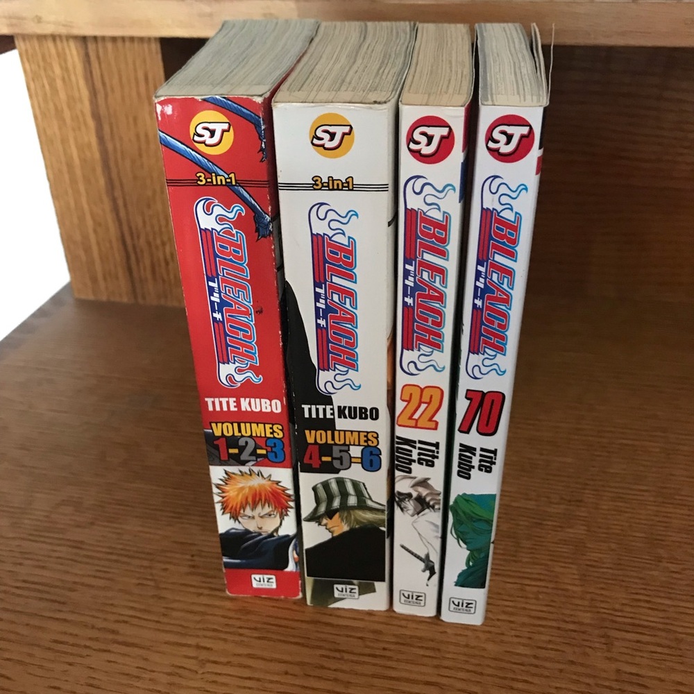 Bleach Shonen Jump Manga 3 in 1 omnibus Vol 1-3, 4-6, & single vol 22 & 70